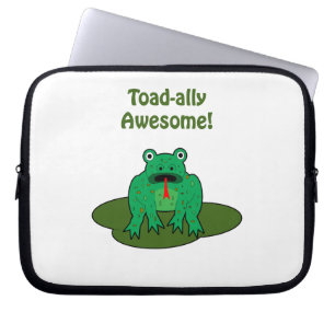 Toad-ally Awesome Laptop Sleeve