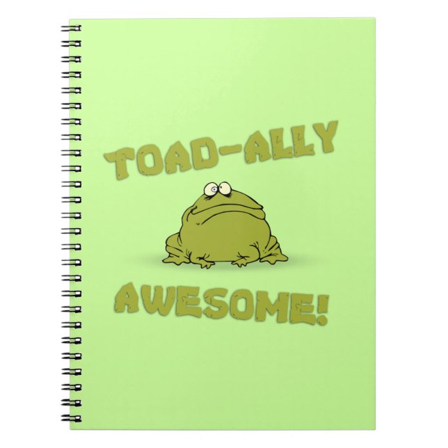 Toad-Ally Awesome Notebook (Front)