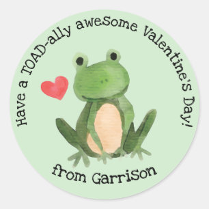 Toad-ally Awesome Valentine Sticker