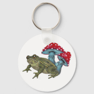 Toad and Toadstool Key Ring