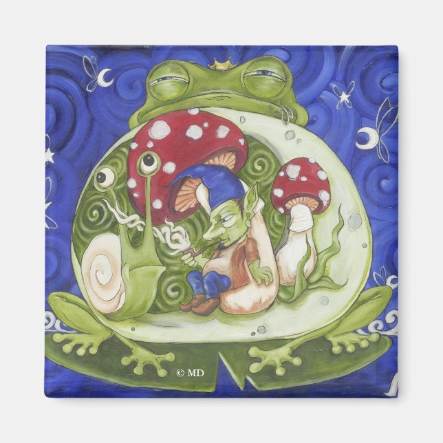 Toad King Magnet (Front)