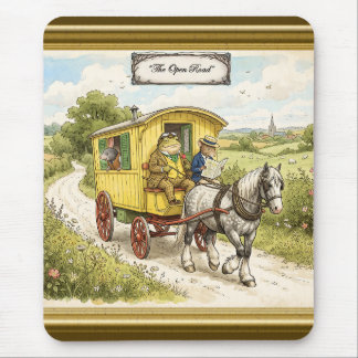 Toad Mole and Ratty on the Open Road Mouse Pad