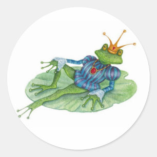 Toad Prince Classic Round Sticker