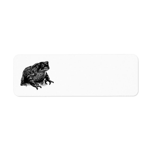 Toad Return Address Label (Front)