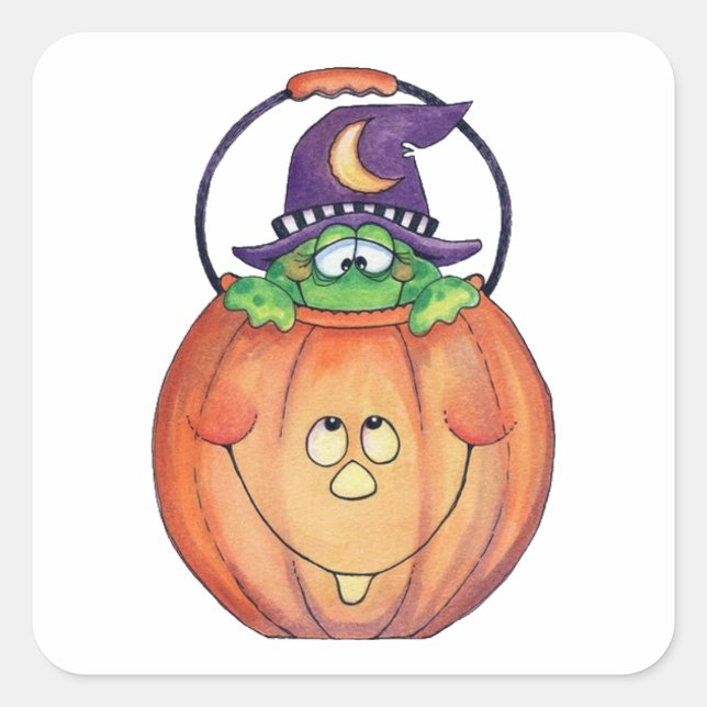 Toad Square Sticker (Front)