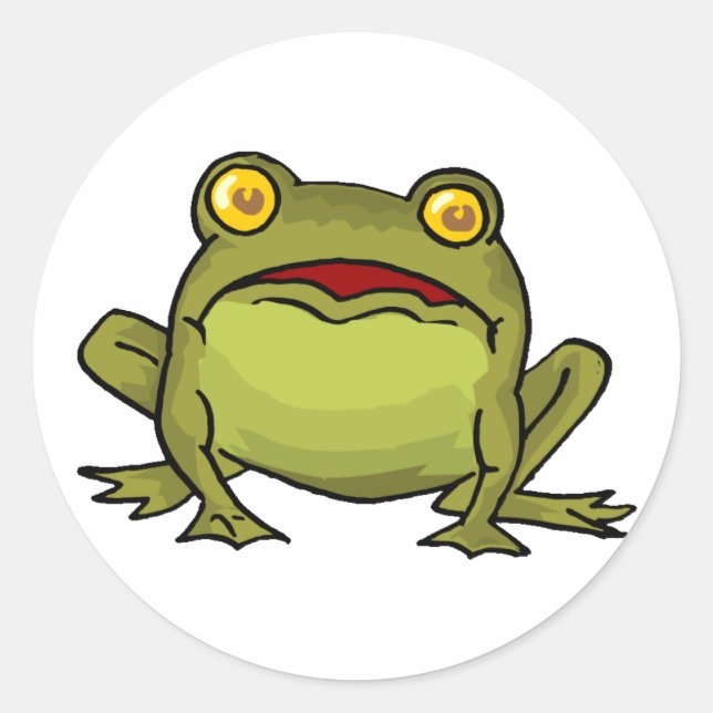 Toad Stare Classic Round Sticker (Front)