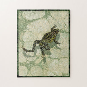 Toad Swinning in the Water Jigsaw Puzzle