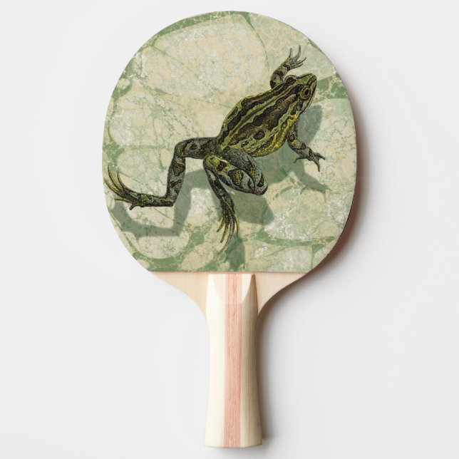 Toad Swinning in the Water Ping Pong Paddle (Front)