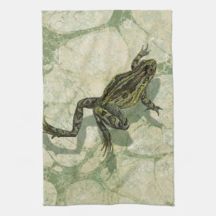 Toad Swinning in the Water Tea Towel