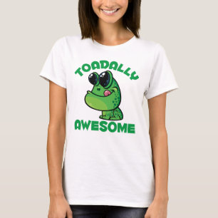 Toadally Awesome Happy Cartoon Toad T-Shirt