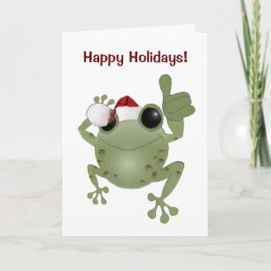 Toadally Awesome Happy Holidays! Holiday Card
