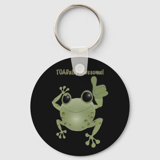 Toadally Awesome! Key Ring (Front)