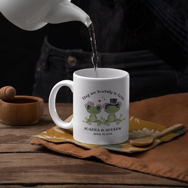 ©Toadally in Love Frog Couple Rustic Wedding Coffee Mug (Creator Uploaded)