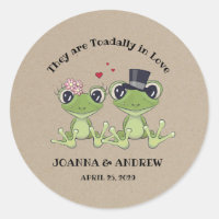 ©Toadally in Love Rustic Frog Couple Wedding