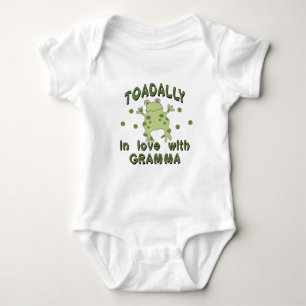 TOADALLY Love Gramma Frog Baby Bodysuit