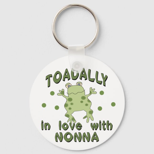 TOADALLY Love Nonna Frog Key Ring (Front)