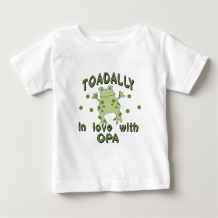 TOADALLY Love Opa Frog Baby T-Shirt