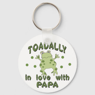TOADALLY Love Papa Frog Key Ring