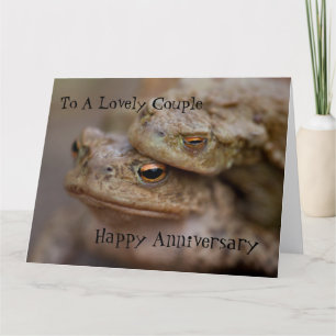 Toads “The Ugly Couple”	Happy Anniversary Card