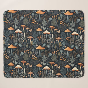 Toadstool Forest Sherpa Blanket