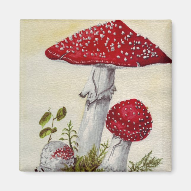 Toadstool Magnet (Front)