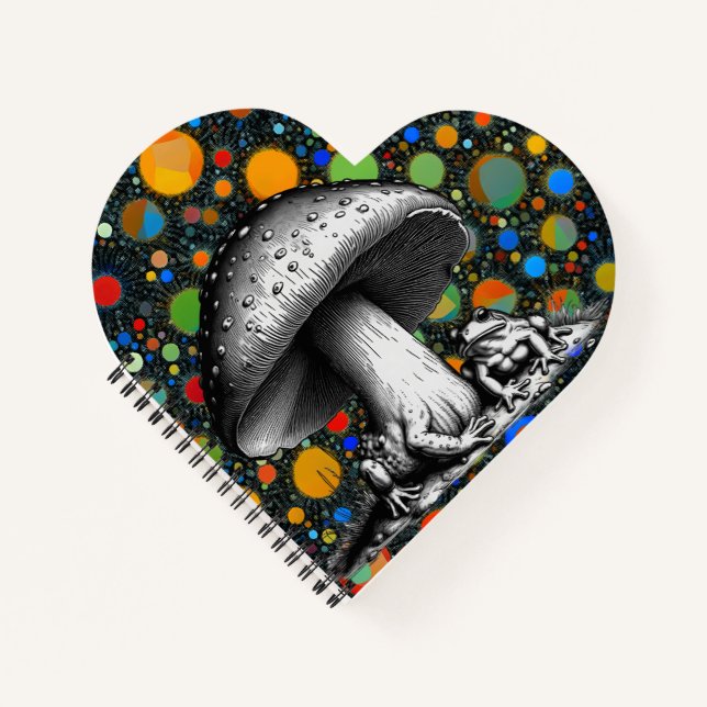 Toadstool Spiral Notebook (Front)