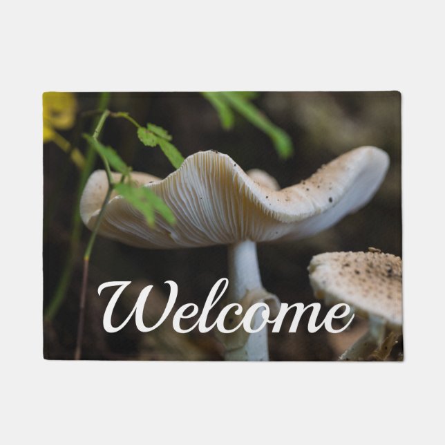 Toadstool Umbrella Welcome Doormat (Front)
