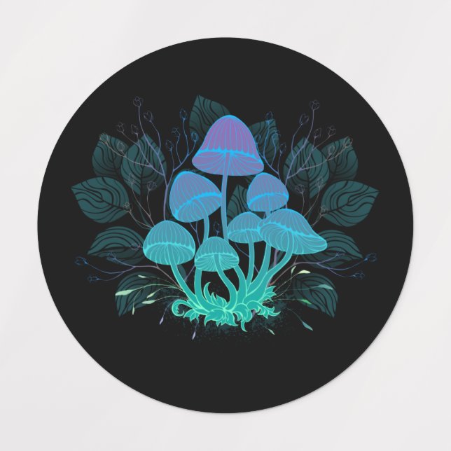 Toadstools in Bushes (Design 1)