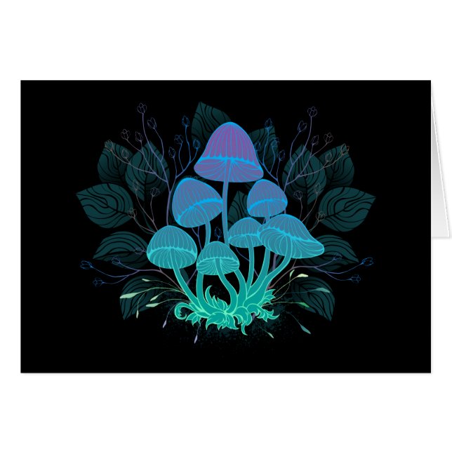 Toadstools in Bushes (Front Horizontal)