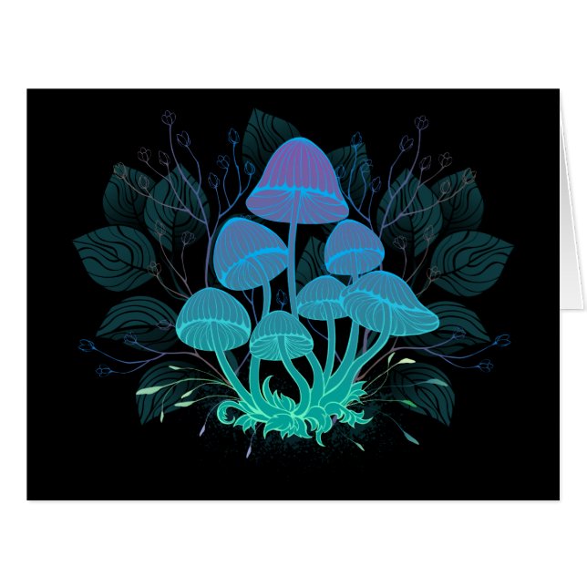 Toadstools in Bushes (Front Horizontal)