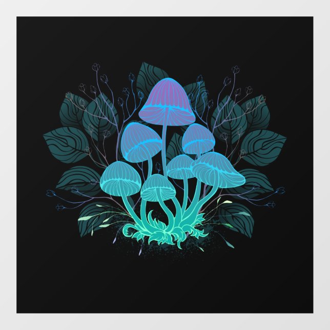 Toadstools in Bushes (Sheet)
