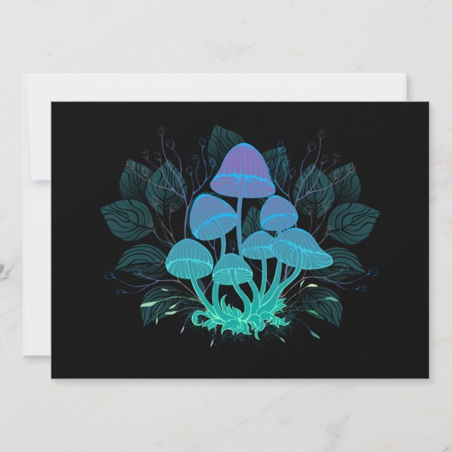 Toadstools in Bushes Announcement (Front)