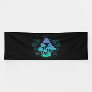 Toadstools in Bushes Banner
