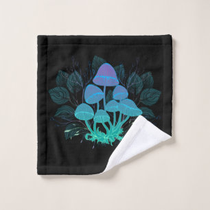 Toadstools in Bushes Bath Towel Set
