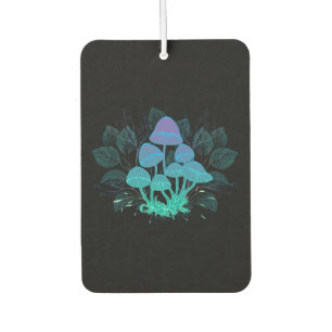 Toadstools in Bushes Car Air Freshener