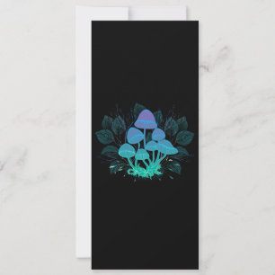 Toadstools in Bushes Card