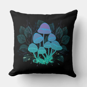 Toadstools in Bushes Cushion