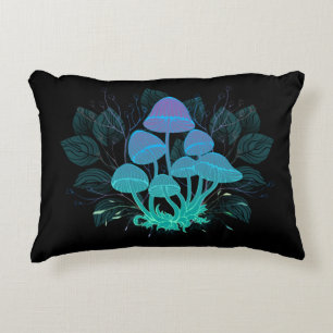 Toadstools in Bushes Decorative Cushion