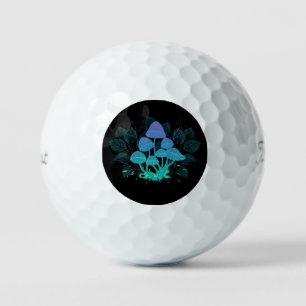 Toadstools in Bushes Golf Balls