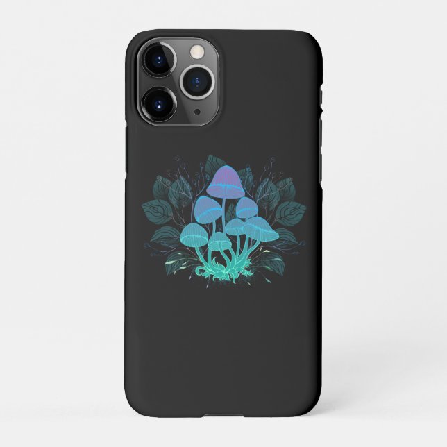 Toadstools in Bushes iPhone Case (Back)