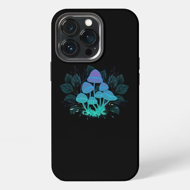 Toadstools in Bushes iPhone Case (Back)