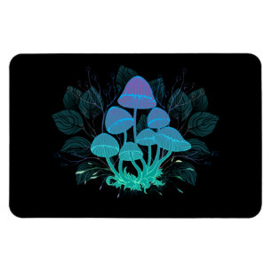 Toadstools in Bushes Magnet