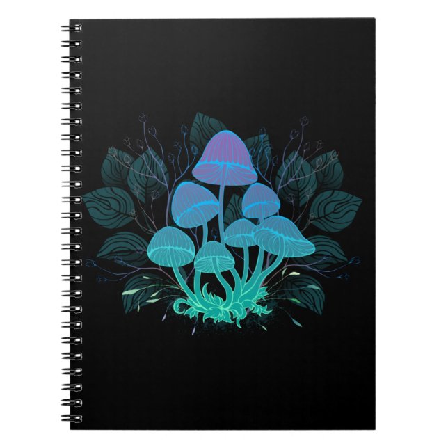 Toadstools in Bushes Notebook (Front)