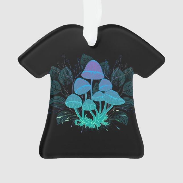 Toadstools in Bushes Ornament (Front)