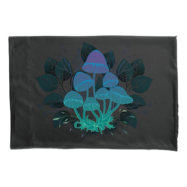 Toadstools in Bushes Pillowcase (Front)