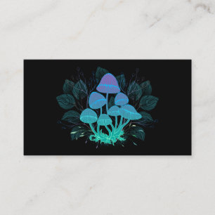 Toadstools in Bushes Place Card
