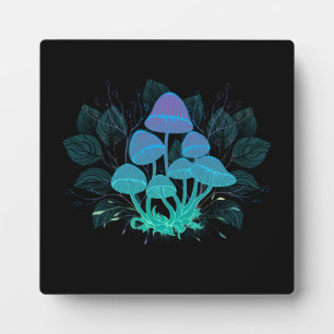 Toadstools in Bushes Plaque