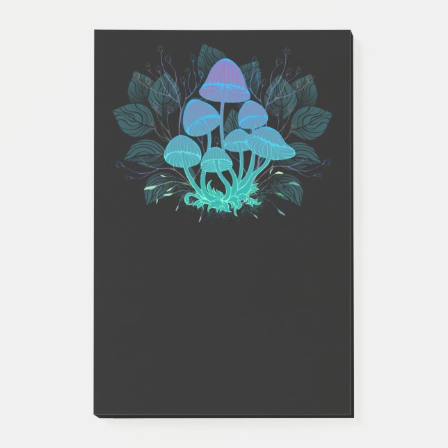 Toadstools in Bushes Post-it Notes (Front)