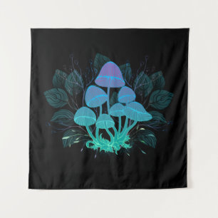 Toadstools in Bushes Tapestry