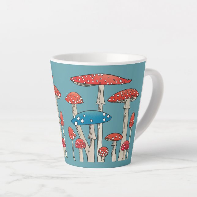 Toadstools Mushroom Coffee  Mug (Right Angle)